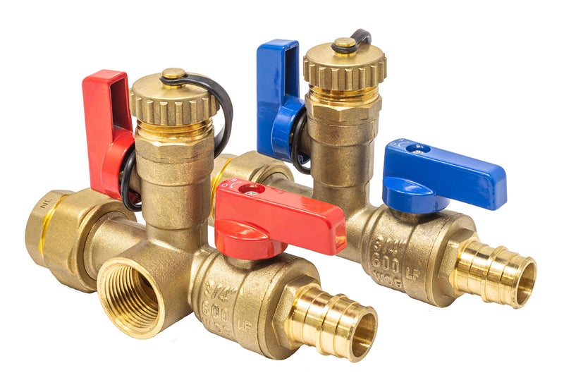 Libra Supply 3/4 inch Expansion PEX Tankless Water Heater Isolation Valve Kit(Not Crimp PEX), with Pressure Relief Valve, FNPT x Expansion PEX A, 3/4'' Service Valve for Rheem, Rinai, Navien - Image 2